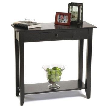Pemberly Row Hall Table in Black