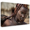 Piet Flour 'Himba Girl' Canvas Art, 32"x22"