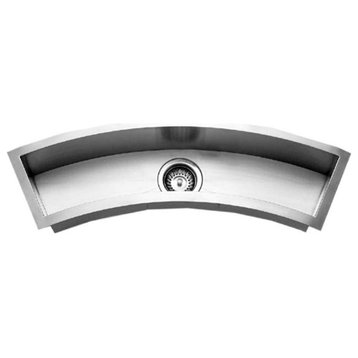 Houzer CTC-3312 Contempo 33" Single Basin Undermount 18-Gauge - Stainless Steel