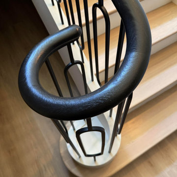 Project #134 | Straight Staircase with Elliptical Stringer