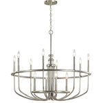 Kichler Lighting - Kichler Lighting 52305NI Capitol Hill - Twelve Light Large Chandelier - The Capital Hill 30.75 inch 12 light chandelier feCapitol Hill Twelve  Brushed Nickel *UL Approved: YES Energy Star Qualified: YES ADA Certified: n/a  *Number of Lights: Lamp: 12-*Wattage:60w B bulb(s) *Bulb Included:No *Bulb Type:B *Finish Type:Brushed Nickel