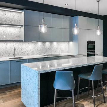 Charisma Lack Kitchen in Kube's Sandyford Showroom.