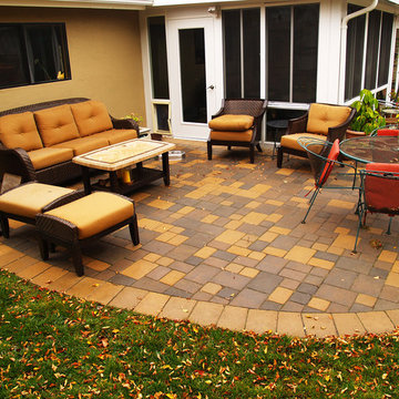 Pavers Patio with Gold, Santa Maria CA