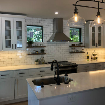 Classic Kitchen Remodel with Statement Backsplash