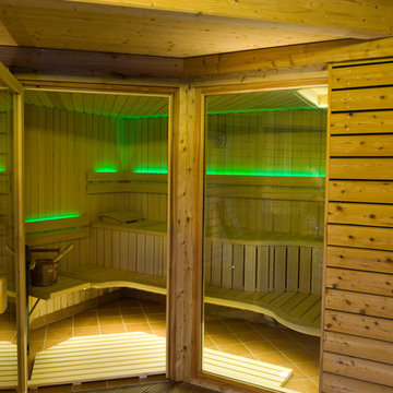 Aussenpavillion mit Sauna