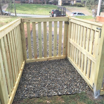 Custom Framed Picket Fence