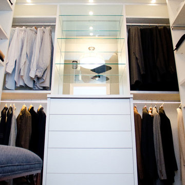 Sleek Walk-In Closet