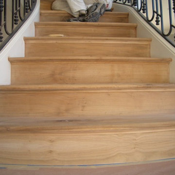 Stair Railing & Baluster Installation and Custom Painting Techniques