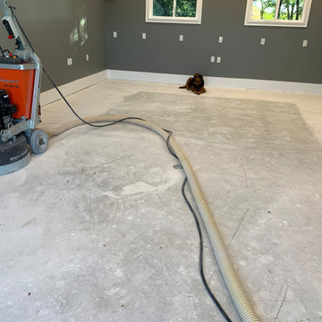 Leander Custom Wood Shop Floor