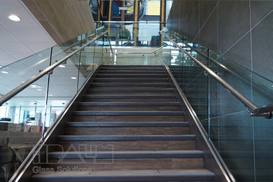 This is an example of an industrial staircase in Orlando.