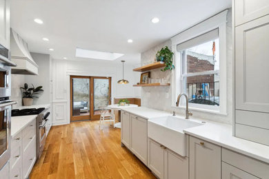 Inspiration for a transitional kitchen remodel in Philadelphia