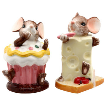 Mice with Cheese Salt & Pepper Shaker