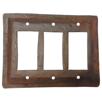 Rustic Tin Switch Plates/Switchplates/Outlet Covers/Plate Covers, Rounded Corner