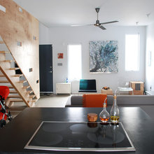 Stairs in living room