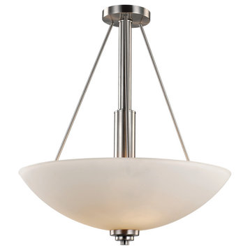 Trans Globe Lighting 70528-1 Mod Pod 3 Light 20"W Pendant - Rubbed Oil Bronze