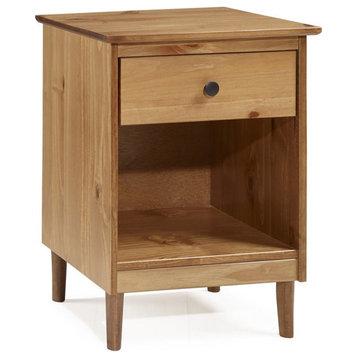 Pemberly Row 1 Drawer Nightstand in Caramel