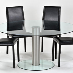 Edinburgh Dining Table 1400 mm Dia. Stainless Steel Pedestal - Dining Tables