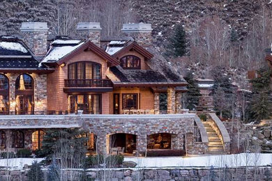 Mountain style exterior home photo in Orange County