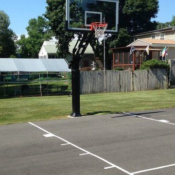 Michael O's Pro Dunk Platinum Basketball System on a 36x36 in Weymouth, MA