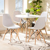 Russell Midcentury Modern 5-Piece Shell Side Chair Dining Set