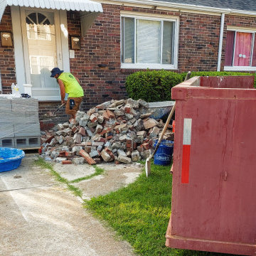 Step Rebuild -- Complete demo & rebuild of masonry steps
