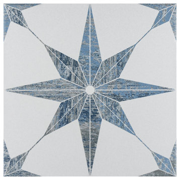 Cassis Stella Blue Porcelain Floor and Wall Tile