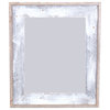 BarnwoodUSA Artisan Picture Frame - 100% Reclaimed Wood, White Wash, 8x10