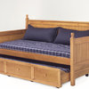 Casey II Wood Daybed With Ball Finials, Twin, Honey Maple