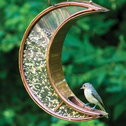 Crescent Moon VB Feeder-114VB - Birdhouses