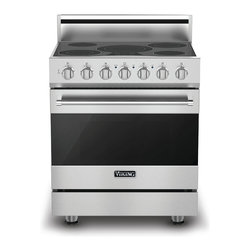 Viking 3 Series 30" Electric Self Clean Range, Stainless Steel | RVER3305BSS - Gas Ranges And Electric Ranges