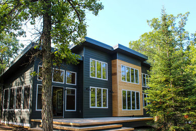 Inspiration for a contemporary home design remodel in Other