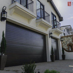 Mediterranean Garage Doors with Matching Entry Gates - Garage Doors And Openers