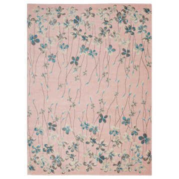 Nourison Tranquil TRA04 Pink 5'3" x 7'3" Area Rug