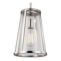 1- Mini Pendant, Polished Nickel