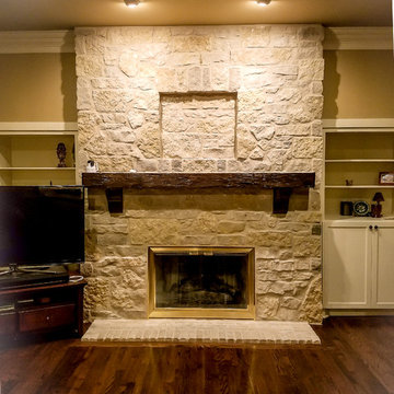 Mequon Kitchen, Fireplace, Dining room and Bathroom