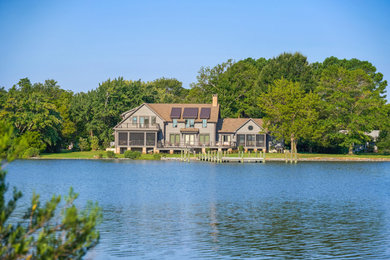 Coastal exterior home idea in DC Metro