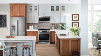 Samsung Two-Tone Rustic Kitchen