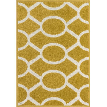 Loloi Terrace Collection Rug, Citron and Ivory, 2'5"x3'9"