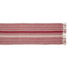 Barn Red Braided Stripe Table Runner 15x72