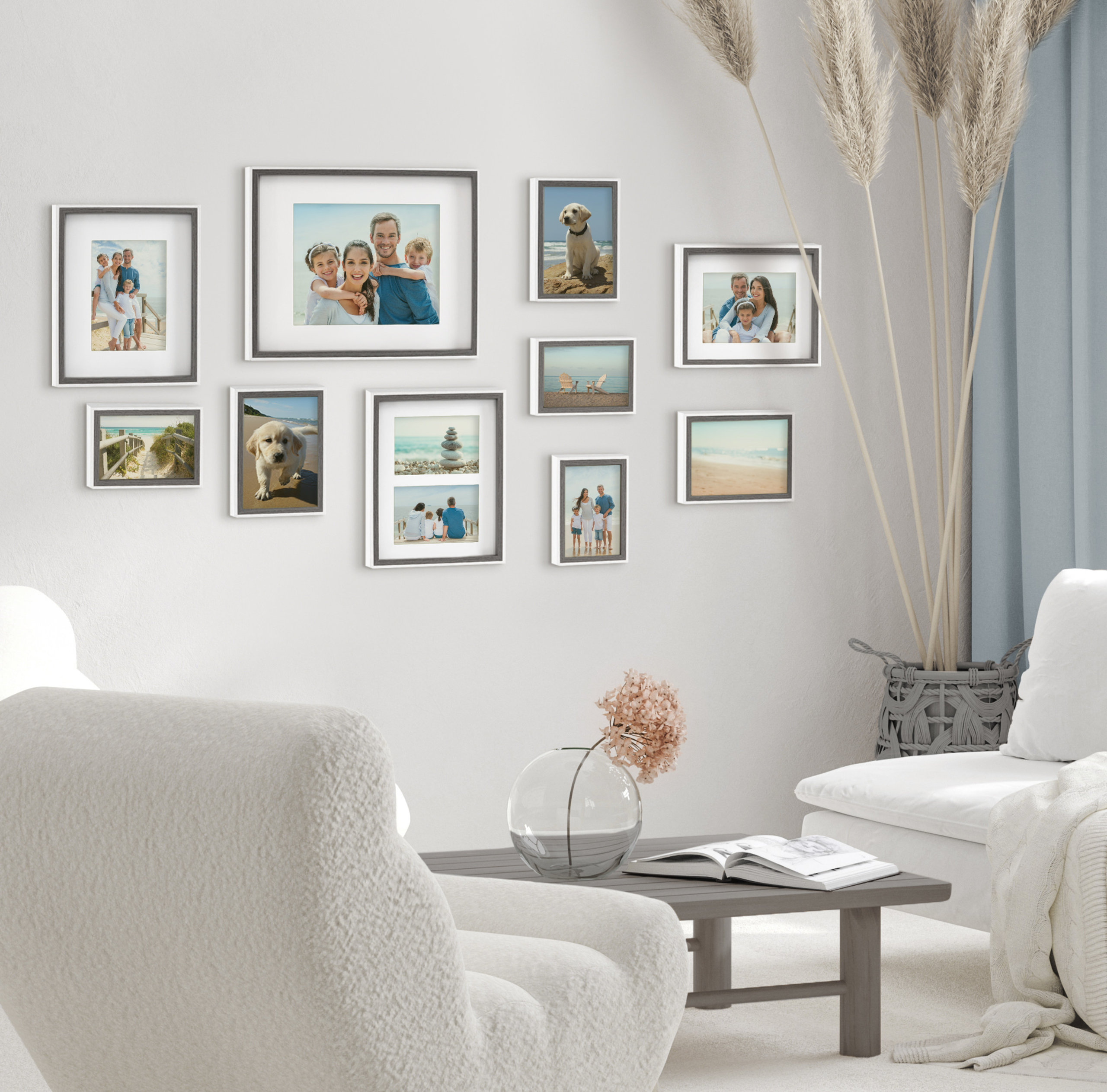 Gibson Wall Photo Frame Set - Contemporary - Picture Frames - by Uniek ...