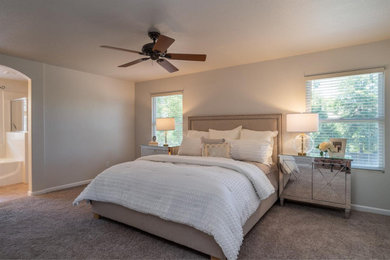 Bedroom - transitional bedroom idea in Sacramento