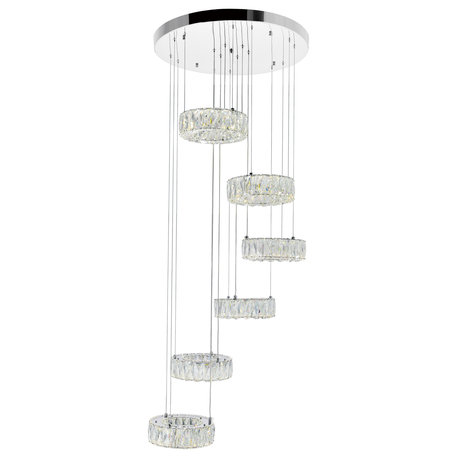 Madeline LED Chandelier With Chrome Finish