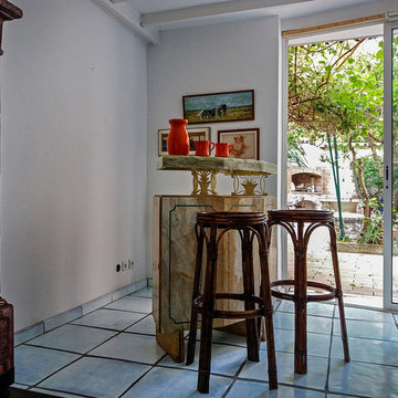 Patio interno, città di mare
