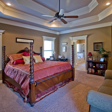 Elegant Master Bedroom in Benton Arkansas Home