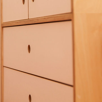 Brooklyn Heights; Sisters share a storage maximized space