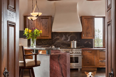 Southwest kitchen photo in Albuquerque