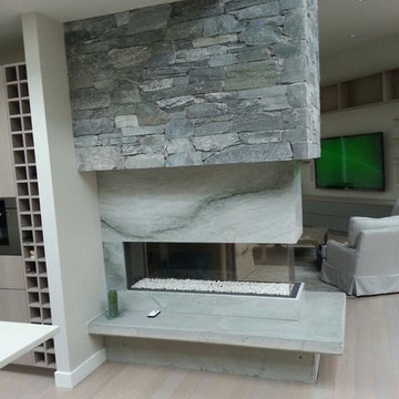 Surround for "See-Thru" Fireplace