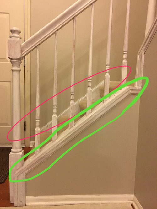 Painting banisters and spindles