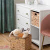 Balka 3-Drawer Dresser with Baskets-Pure White-South Shore