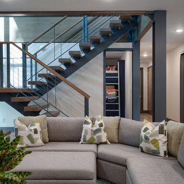 Family Room + Staircase